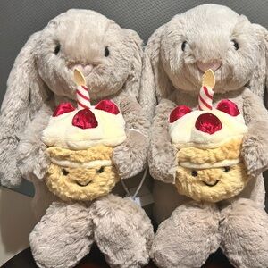 SOLD jellycat bunny birthday cake